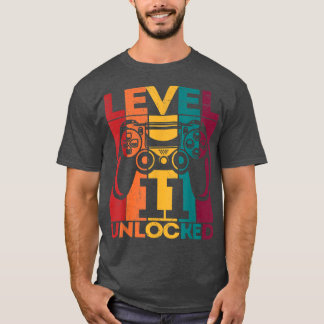 11e Birthday gamerniveau 11 ontgrendeld videospel  T-shirt