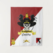 11e Blackhorse tapestry medium Wandkleed (Voorkant)