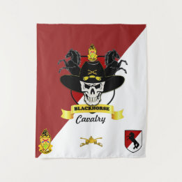 11e Blackhorse tapestry medium Wandkleed