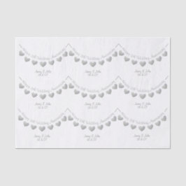 11e bruiloft Jubileum staal hart papier