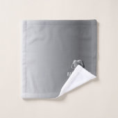 11e bruiloft Jubileum staal Roos badhanddoek set Bad Handdoek (Wasdoekje)