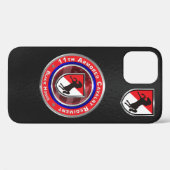 11e Cavalerie Regiment “Black Horse” Case-Mate iPhone Case (Achterkant (horizontaal))