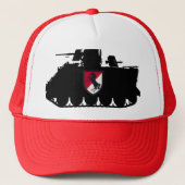 11e Cavalry "Blackhorse" ACAV Pet (Voorkant)