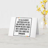 11e citaat, vrijheid van Afrikaans-Amerikaan. Kaart (Gele Bloem)