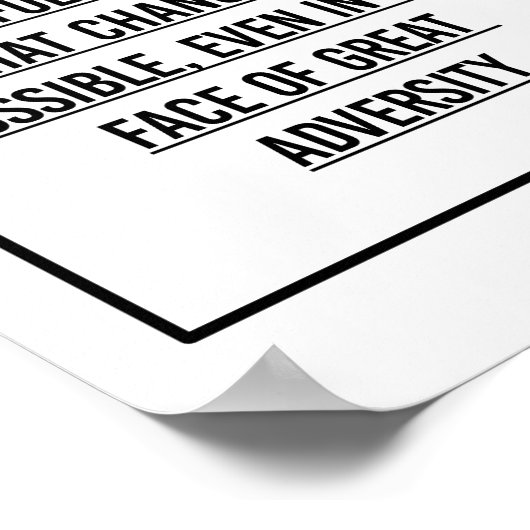 11e citaat, vrijheid van Afrikaans-Amerikaan. Poster (Hoek)