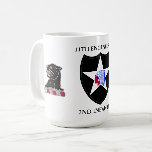 11E ENGINEER BN 2DE INFANTRY DIVISION KOFFIEMOK (Voorkant links)