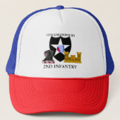 11E ENGINEER BN 2DE INFANTRY DIVISION TRUCKER PET (Voorkant)