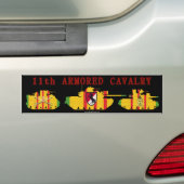 11e gepantserde ACR VSR-voertuigen Bumpersticker (Op auto)