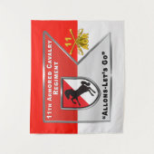 11e Gepantserde Cavalerie Regiment ACR Wandkleed (Voorkant)