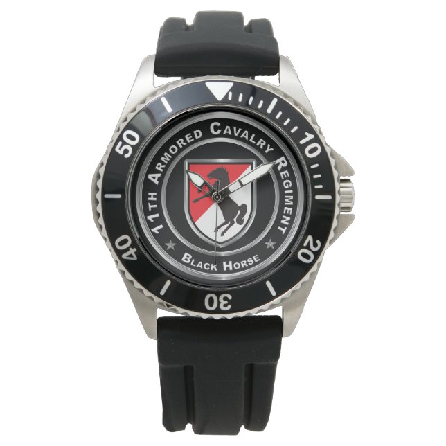 11e Gepantserde Cavalerie Regiment  Horloge (Voorkant)