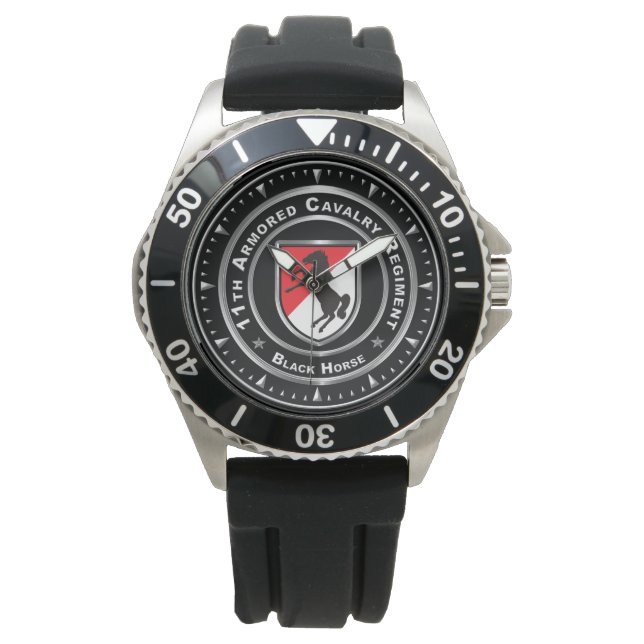 11e Gepantserde Cavalerie Regiment  Horloge (Voorkant)