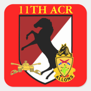 11E GEPANTSERDE CAVALERIE STICKERS
