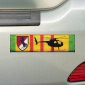 11e gepantserde kavalerie OH-6 Loach VSM Bumpersti Bumpersticker (Op auto)