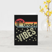 11e Graad Vibes Shirt Retro 80s Teacher Kinder Ter Kaart (Gele Bloem)