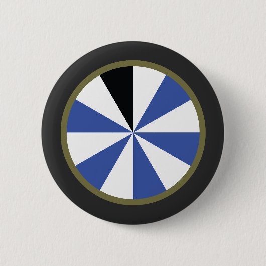 11e Infanteriedivisie - Phantom - SSI Ronde Button 5,7 Cm (Voorkant)