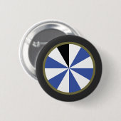 11e Infanteriedivisie - Phantom - SSI Ronde Button 5,7 Cm (Voorkant /achterkant)