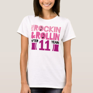 11e Jubileum bruiloft T-shirt