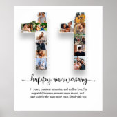 11e Jubileum Photo Collage Poster (Voorkant)