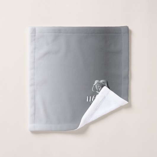 11e Jubileum-Roos voor weddenschappen Bad Handdoek (Wasdoekje)