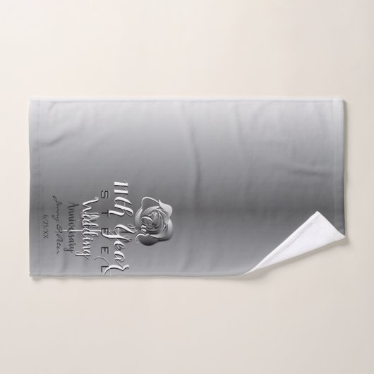 11e Jubileum-Roos voor weddenschappen Bad Handdoek (Handdoek)