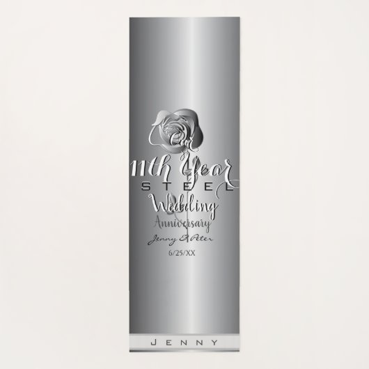 11e Jubileum-Roos voor weddenschappen Yogamat (Achterkant)