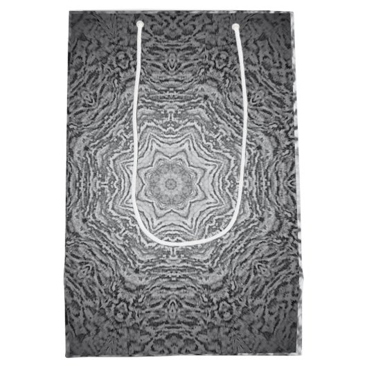 11e Jubileum staal Medium Cadeauzakje (Achterkant)