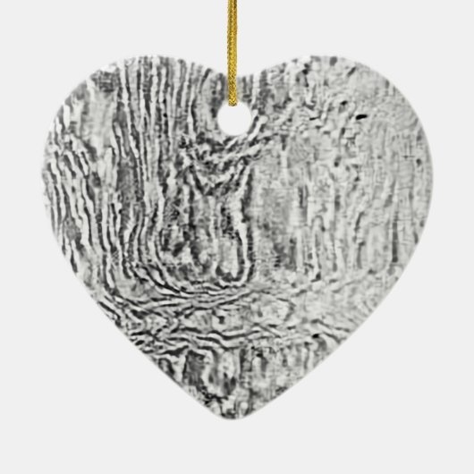 11e Jubileum voor bruiloft, Jubileum staal Keramisch Ornament (Achterkant)