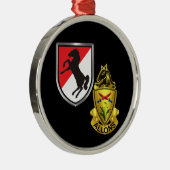 11e kerst van het pantserregime metalen ornament (Rechts)