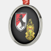 11e kerst van het pantserregime metalen ornament (Links)