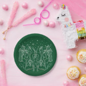 11e kerstdag 7-inch papieren Borden Bordje (Feest)