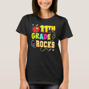 11e klas Rocks Team Squad Crew Terug naar school T T-shirt