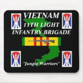 11e Licht Inf Vietnam Mousepad 2/b Muismat (Voorkant)