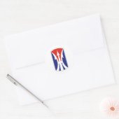 11e Lichte Infanteriebrigade Ronde Sticker (Envelop)