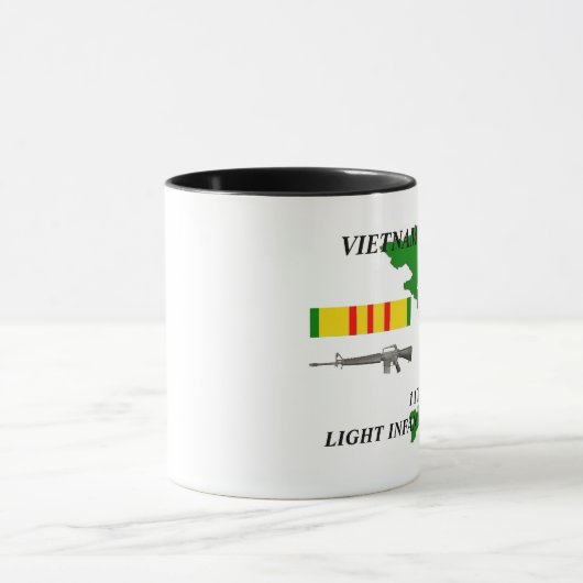 11e Lichte infanteriebrigade Veteraan Koffiekreeft Mok (Midden)