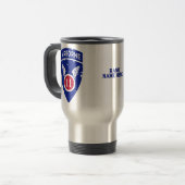 11e Luchtlandingsdivisie "Arctic Angels" Custom Reisbeker (Voorkant links)