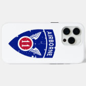 11e Luchtlandingsdivisie "Arctic Angels" Grunge Case-Mate iPhone Case (Achterkant (horizontaal))