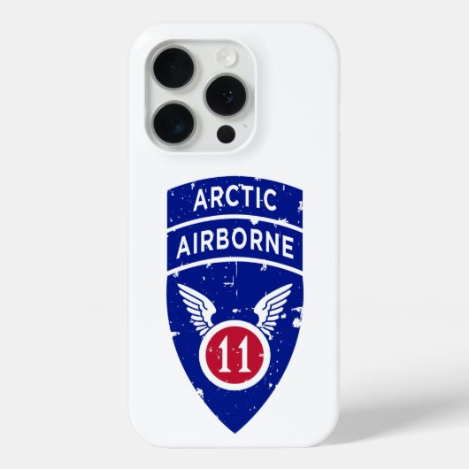 11e Luchtlandingsdivisie "Arctic Angels" in nood Case-Mate iPhone Case (Achterkant)
