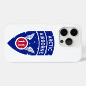 11e Luchtlandingsdivisie "Arctic Angels" in nood Case-Mate iPhone Case (Achterkant (horizontaal))