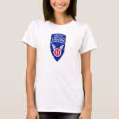 11e Luchtlandingsdivisie "Arctic Angels" in nood T-shirt (Voorkant)
