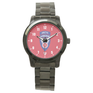 11e Luchtlandingsdivisie Arctic Angels Veteranen R Horloge