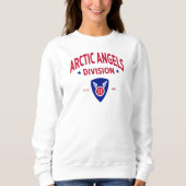 11e Luchtlandingsdivisie Arctic Angels Vrouwen Trui (Voorkant)