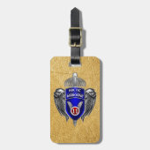 11e Luchtlandingsdivisie Bagagelabel (Voorkant verticaal)