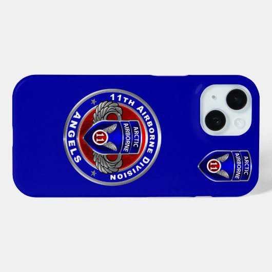 11e Luchtlandingsdivisie Case-Mate iPhone Case (Achterkant (horizontaal))