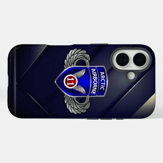 11e Luchtlandingsdivisie Case-Mate iPhone Case (Achterkant (horizontaal))