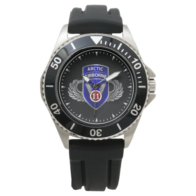 11e Luchtlandingsdivisie  Horloge (Voorkant)