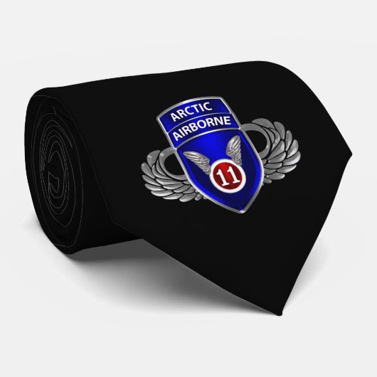 11e Luchtlandingsdivisie Stropdas (Opgerold)