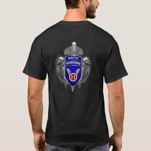 11e Luchtlandingsdivisie T-shirt (Achterkant)