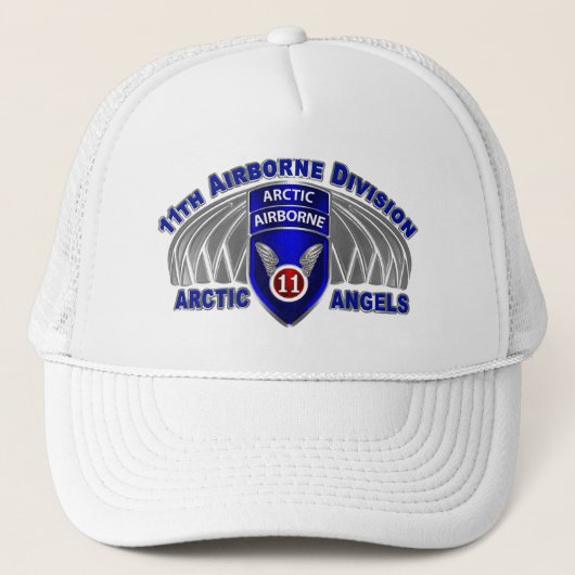 11e Luchtlandingsdivisie Trucker Pet (Voorkant)