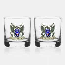 11e Luchtlandingsdivisie Veteraan Whisky Glas