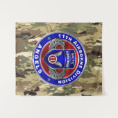 11e Luchtlandingsdivisie Wandkleed (Voorkant (horizontaal))